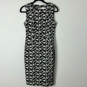 CALVIN KLEIN size 8 fitted sleeveless dress (gold zipper in back)